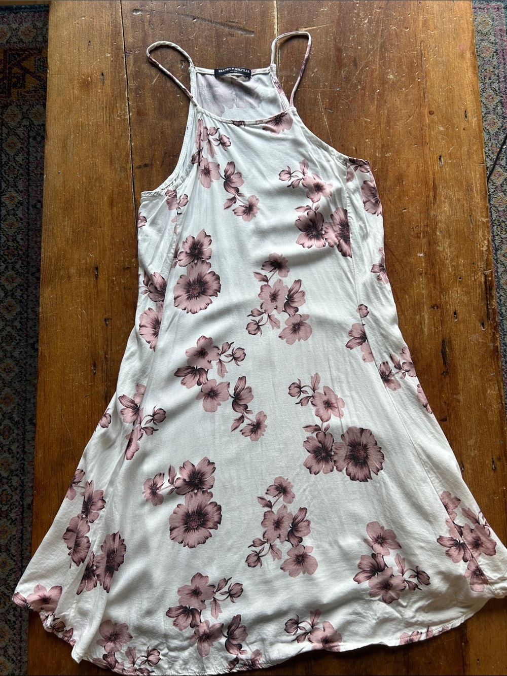 Brandy Melville Floral Slip Dress • One Size